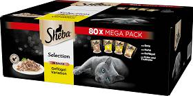  Sheba Selection in Sauce Kolekcja drobiowych smaków Karma w sosie dla kota 80x85g