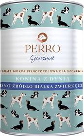 Perro Gourmet Junior Karma z koniną i dynią dla szczeniaka 400g