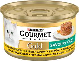 Gourmet Gold Savoury Cake Karma z kurczakiem i marchewką dla kota 85g