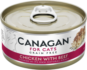 Canagan For Cats Chicken with Beef Karma z kurczakiem i wołowiną dla kota 75g