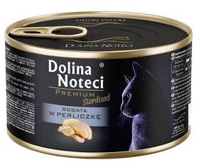 Dolina Noteci Premium Sterilized Karma z perliczką dla kota 185g