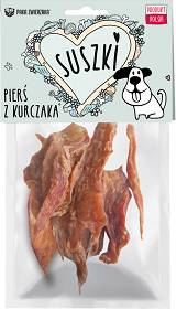 Paka Zwierzaka Suszki Pierś z kurczaka dla psa op. 100g