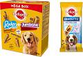 Pedigree Mega Box Przysmak Rodeo + Jumbone dla psa op. 780g + Przysmak DentaStix dla psa op. 180g GRATIS