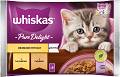 Whiskas JUNIOR Drobiowe Frykasy Karma w galaretce dla kociąt 4x85g