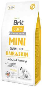 Brit Care MINI Hair&Skin Salmon&Herring Karma z łososiem i śledziem dla psa 7kg