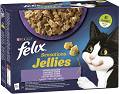 Felix Sensation Jellies Wybór smaków Karma w galaretce dla kota 12x85g