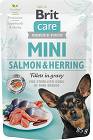 Brit Care MINI Sterilised Salmon&Herring Karma z łososiem i śledziem dla psa 85g