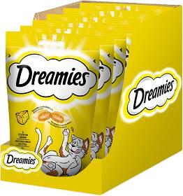 Dreamies Przysmak z pysznym serem dla kota 6x60g OPAKOWANIE ZBIORCZE