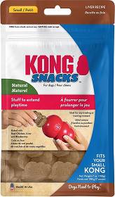 KONG Ciastka Snacks Small o smaku wątróbki dla psa op. 198g XP3E WYPRZEDAŻ