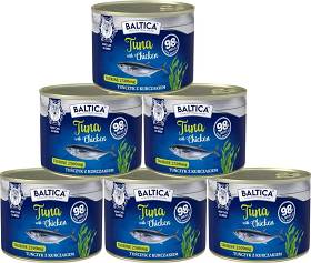 Baltica Excellent Adult Tuna&Chicken Karma z tuńczykiem i kurczakiem dla kota 12x185g PAKIET