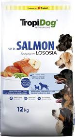 Tropidog Premium Adult Medium&Large Salmon Karma z łososiem dla psa 12kg
