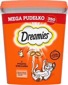 Dreamies Przysmak MEGA PUDEŁKO z pysznym kurczakiem dla kota op. 350g