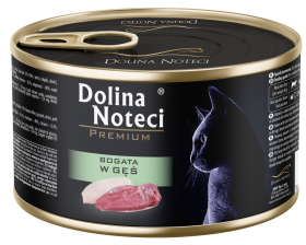 Dolina Noteci Premium Karma z gesią dla kota 185g