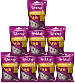 Whiskas Przysmak Groom&Care Zdrowy Blask dla kota op. 8x45g PAKIET