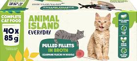 Animal Island Everyday in Broth Mix Smaków Karma w rosole dla kota 40x85g