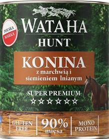 Wataha Hunt Adult Karma z koniną i marchewką dla psa 800g