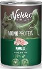 Nekko Monoprotein Adult Karma z królikiem dla psa 400g