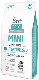 Brit Care MINI Light&Sterilised Rabbit&Salmon Karma z królikiem i łososiem dla psa 2x7kg TANI ZESTAW