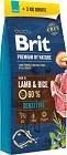 Brit Premium by Nature Adult Sensitive Lamb&Rice Karma z jagnięciną dla psa 15kg + 3kg GRATIS