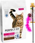 Perfect Fit Cat Adult 1+ Karma z łososiem dla kota 7kg + Wędka dla kota GRATIS