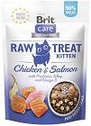 Brit Care Przysmak Raw Treat Kitten Chicken&Salmon dla kociąt op. 40g [Data ważności: 01.05.2025]