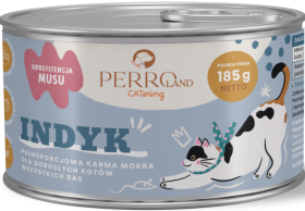 PerroLand CATering Adult Karma z indykiem dla kota 185g