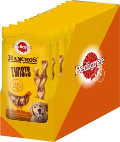 Pedigree Przysmak Ranchos TWISTS z kurczakiem dla psa 12x40g PAKIET [Data ważności: 18.05.2024]