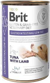 Brit Veterinary Diet Gastrointestinal Low Fat Tuna&Lamb Karma z tuńczykiem i jagnięciną dla psa 400g