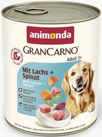 Animonda GranCarno Adult Karma z łososiem i szpinakiem dla psa 800g