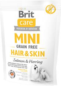 Brit Care MINI Hair&Skin Salmon&Herring Karma z łososiem i śledziem dla psa 400g
