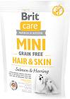 Brit Care MINI Hair&Skin Salmon&Herring Karma z łososiem i śledziem dla psa 400g