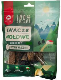 Maced Żwacze wołowe suszone dla psa op. 200g