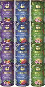 Brit Mono&Duo Protein Christmas Pakiet degustacyjny Karma dla psa 12x400g