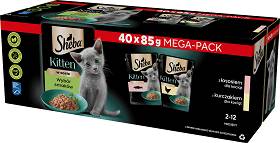 Sheba KITTEN Wybór Smaków Karma w sosie dla kociąt 40x85g