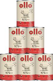 Ollo Pure Adult Pork Karma z wieprzowiną dla psa 8x400g PAKIET