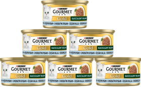 Gourmet Gold Succulent Delights Karma z z rybami oceanicznymi w sosie dla kota 12x85g PAKIET