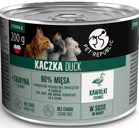 Pet Republic Adult Karma z kaczką w sosie dla kota 200g