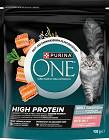 Purina ONE High Protein Cat Adult Karma z łososiem dla kota 900g