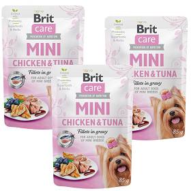 Brit Care MINI Chicken&Tuna Karma z kurczakiem i tuńczykiem dla psa 24x85g PAKIET