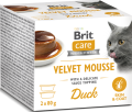 Brit Premium Cat Velvet Mousse Duck Karma z kaczką 2x80g