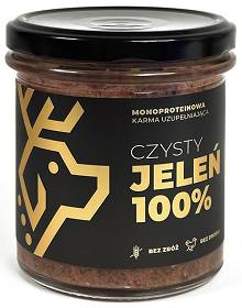 Deer Dog Adult 100% Czysty Jeleń Karma uzupełniająca dla psa 290g