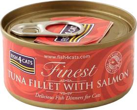 Fish4Cats Karma z tuńczykiem i łososiem dla kota 70g