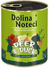 Dolina Noteci Superfood Karma z jeleniem i kaczką dla psa 800g