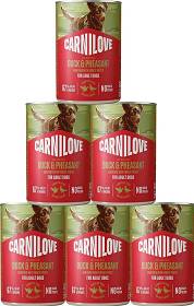 Carnilove Adult Duck&Pheasant Mokra Karma z kaczką i bażantem dla psa 6x400g PAKIET