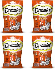 Dreamies Przysmak z pysznym kurczakiem dla kota 4x60g PAKIET