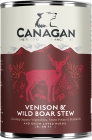 Canagan Venison&Wild Boar Stew Karma z dziczyzną i dzikiem dla psa 400g