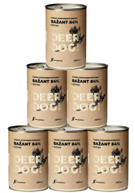 Deer Dog Adult Karma z bażantem i jeżyną dla psa 6x400g PAKIET