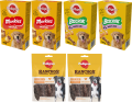 Pedigree Mix Przysmaków dla psa 2 x Ranchos 70g, 2 x Biscrok 500g i 2 x Markies 500g