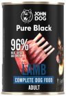 John Dog Pure Black Adult Lamb Karma z jagnięciną dla psa 400g