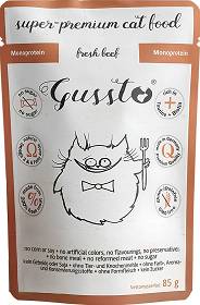 Gussto Fresh Beef Karma z wołowiną dla kota 85g